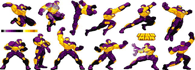 Iron Man - purple-gold